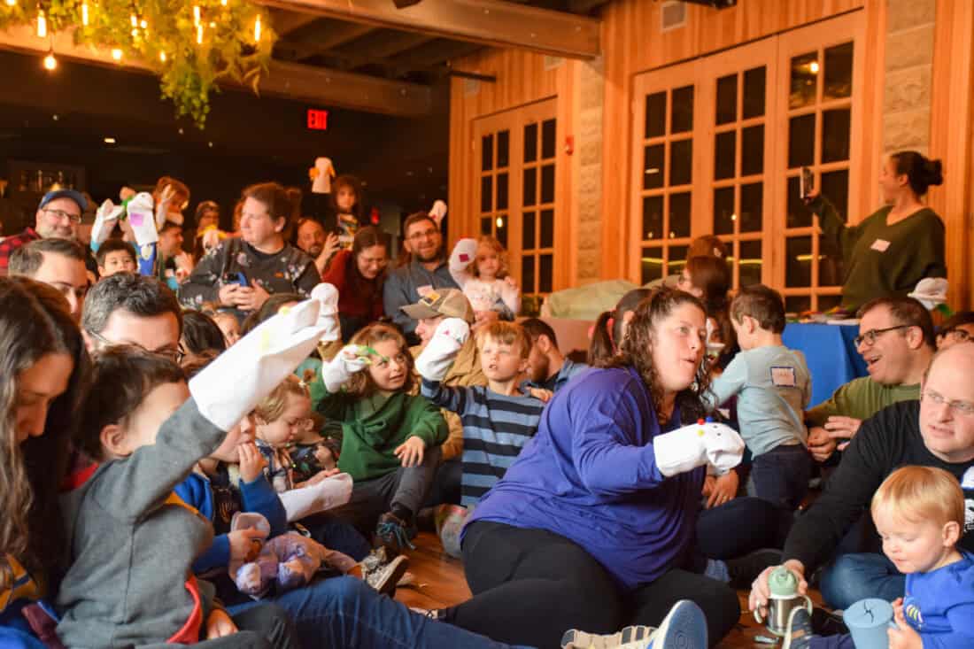 group at an LGBTQ+ event.